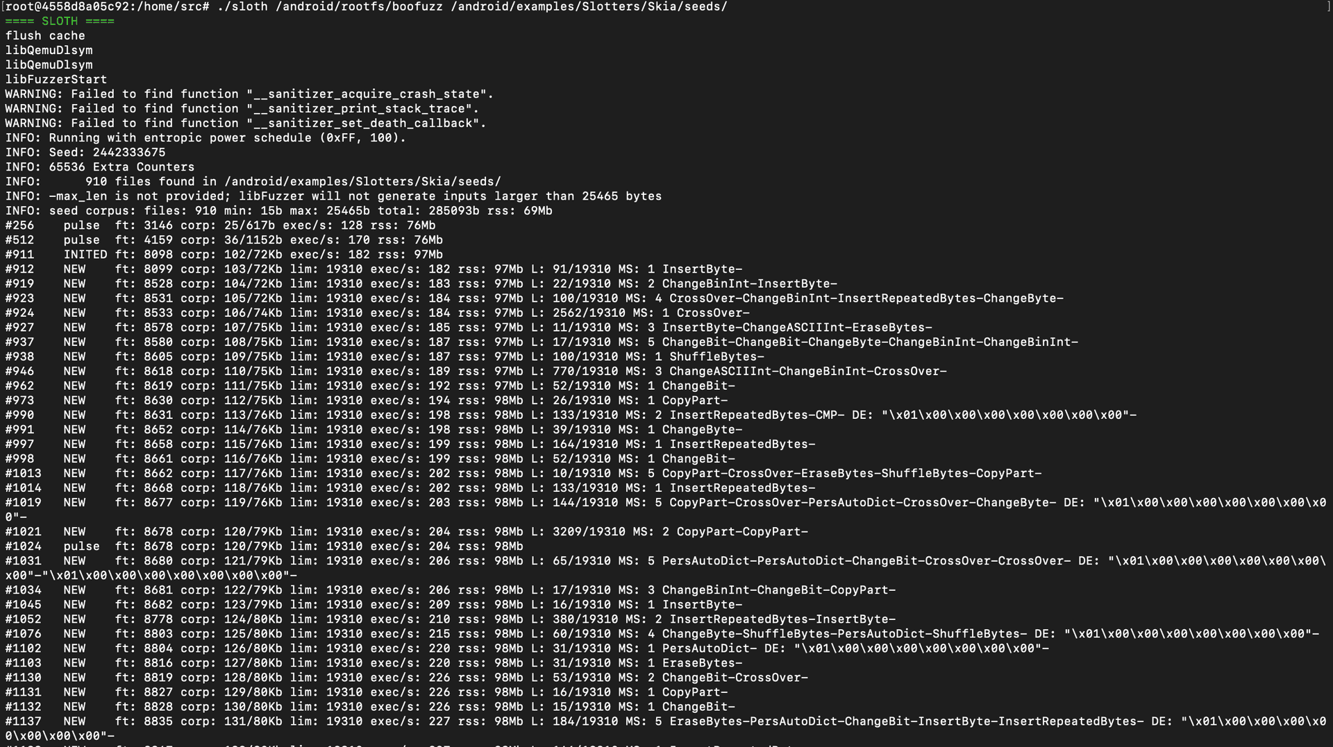 Fuzzing Android Native libraries with libFuzzer + QEMU 🦥